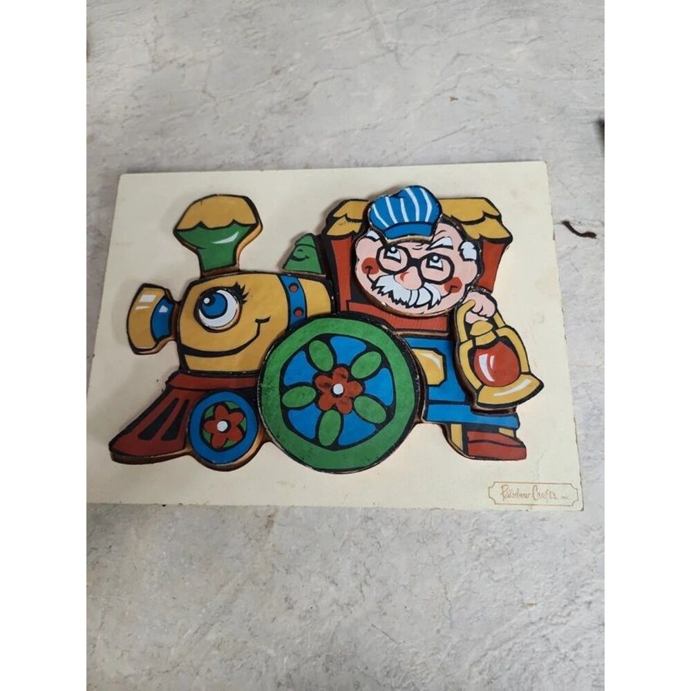 Rainbow crafts wooden puzzle